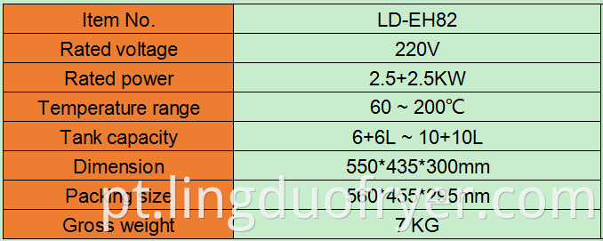 Electric Fryer Product Details